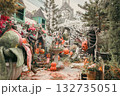 装飾の施されているハロウィンレストラン 132735051