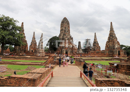 タイ アユタヤ ワット・チャイ・ワッタナーラーム 132735348