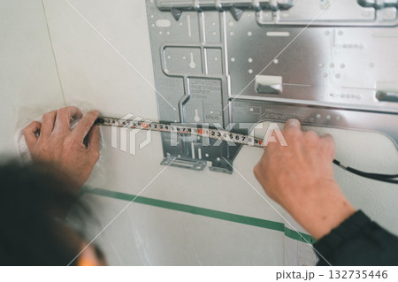 installation of an air conditioner 132735446