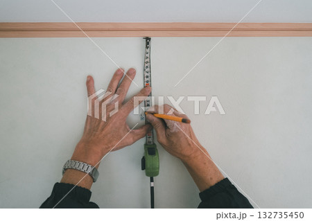 installation of an air conditioner 132735450