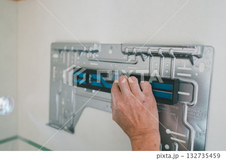 installation of an air conditioner 132735459