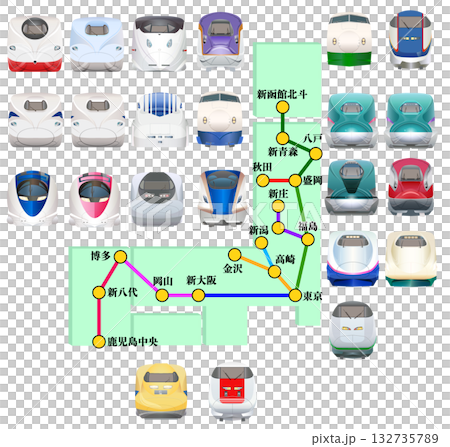 新幹線圖解指南與路線圖 132735789