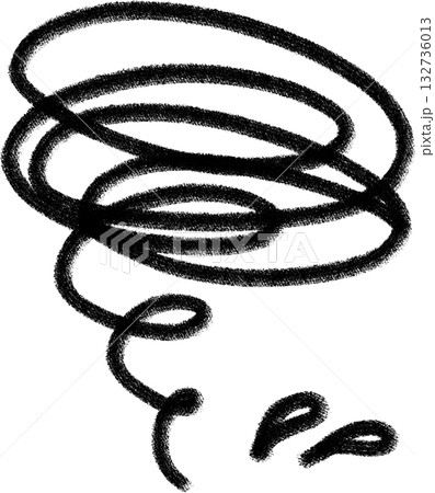 黒い手描きペイントの困った時のアイコン、+汗 黒い手描きペイントの困った時のアイコン、+汗 132736013