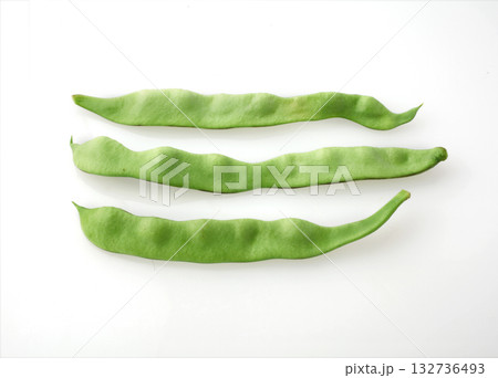 モロッコインゲン　白バック 132736493