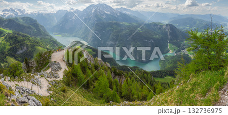 Konigsee lake near Jenner mount in Berchtesgaden National Park, Alps Germany Konigsee lake near Jenner mount in Berchtesgaden National Park, Alps Germany 132736975