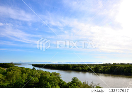 石狩川と石狩平野 石狩川と石狩平野 132737637