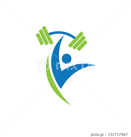 Fitness gym logo icon Fitness gym logo icon 132737967
