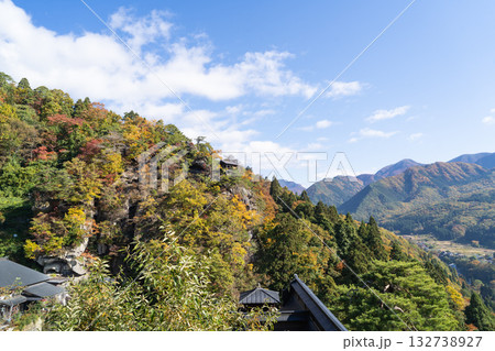 宝珠山・立石寺（寺山）の開山堂から見た景色 132738927