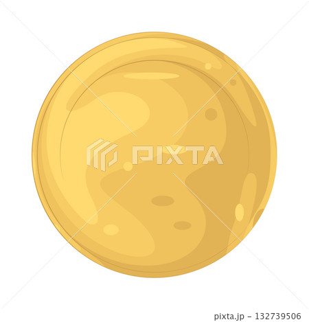 Illustration of yellow traffic light 132739506