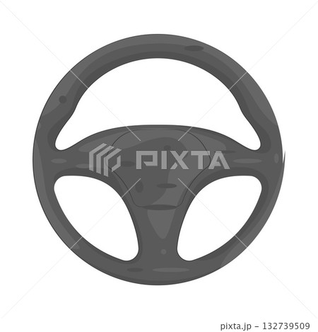 Illustration of steering wheel 132739509