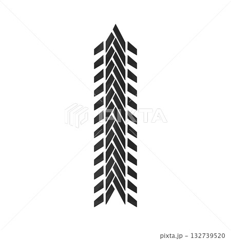 Illustration of tire marks Illustration of tire marks 132739520
