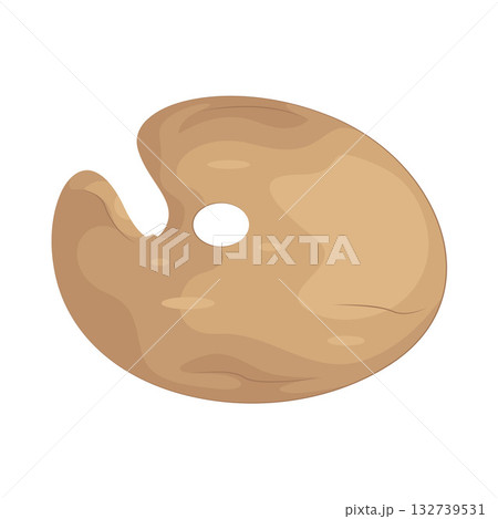 Illustration of paint palette 132739531