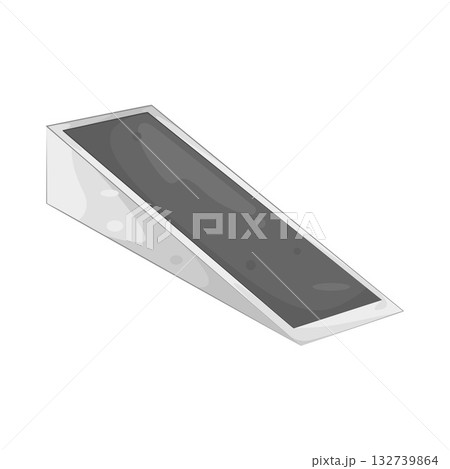 Illustration of wheelchair ramp Illustration of wheelchair ramp 132739864