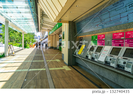 【東京都】スタイリッシュな外観の高輪ゲートウェイ駅 【東京都】スタイリッシュな外観の高輪ゲートウェイ駅 132740435