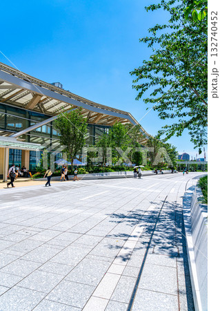 【東京都】街と自然が一体化したような高輪ゲートウェイシティ 132740452