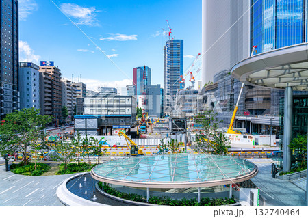 【東京都】再開発が進む高輪ゲートウェイシティ周辺 132740464