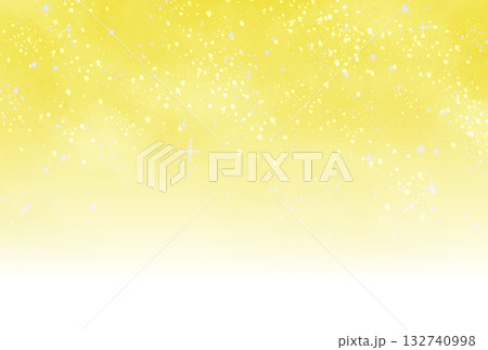 薄い黄色のキラキラした背景 132740998