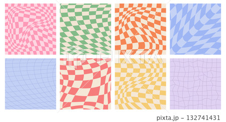 Groovy y2k checker pattern set Groovy y2k checker pattern set 132741431
