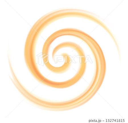Vector light orange background of swirling texture 132741815