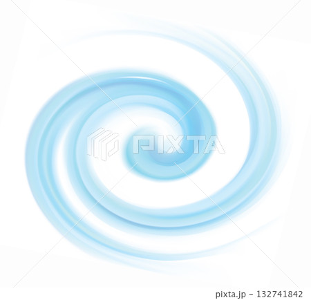 Vector background of blue swirling water texture 132741842