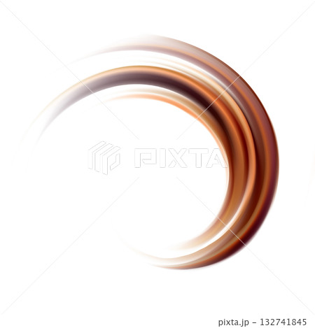 Vector background of swirling creamy chocolate texture 132741845