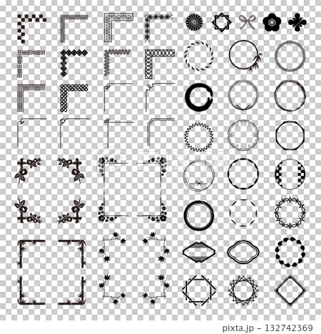 日式相框裝飾套裝 132742369