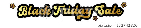 Black Friday SALE gold and black wide text banner. black friday Price sale sticker, sale sticker, price tag, retro label, sale or discount sticker, promotional badge set, shopping label png 132742826