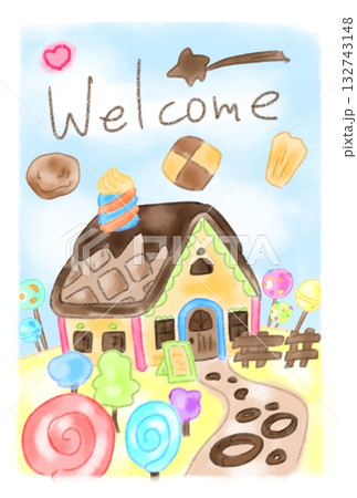 メルヘンなお菓子の家 132743148