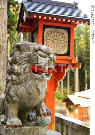 遠野六神石神社の狛犬 132744116