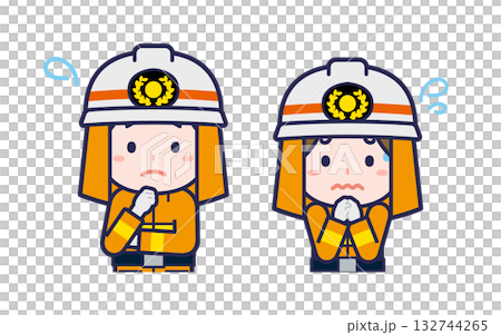 消防士／2人組／男女 05 132744265