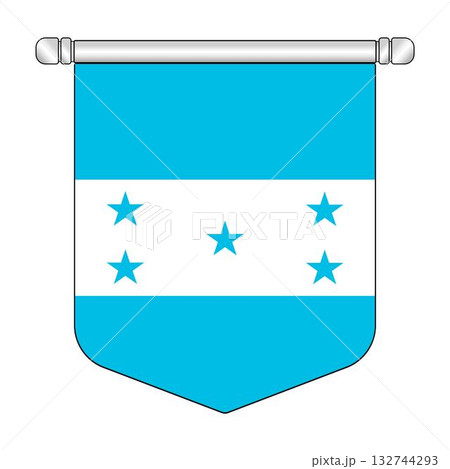 Equatorial Honduras National Banner Symbol Hanging 132744293