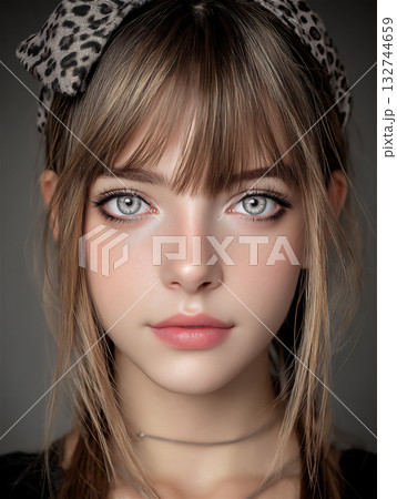 美しい女性のポートレート 美しい女性のポートレート 132744659