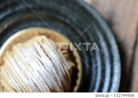 和栗のモンブランケーキ　栗のお菓子 132744986