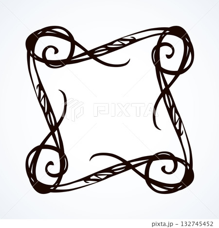 Vignette. Vector drawing 132745452