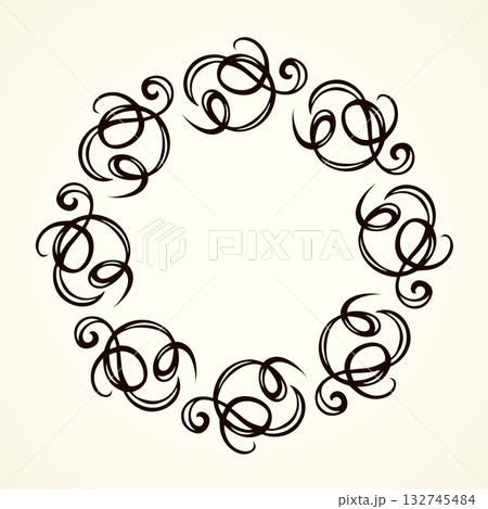 Vignette. Vector drawing Vignette. Vector drawing 132745484