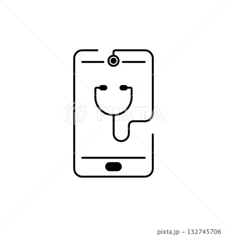 Online medical doctor logo design Online medical doctor logo design 132745706