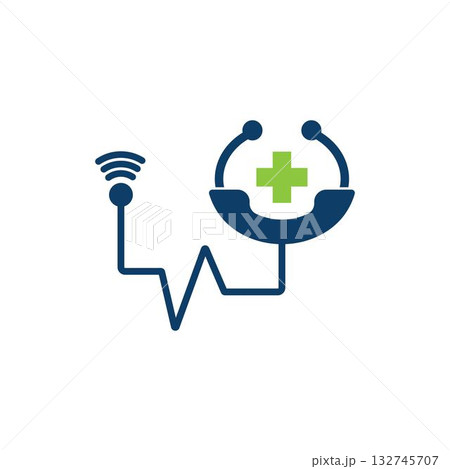 Online medical doctor logo design Online medical doctor logo design 132745707