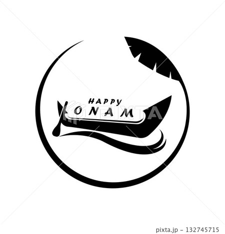 Onam festival of kerala, Onam design elements logo vector 132745715