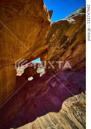 Arch Formation and Sandstone Textures in Gold Butte National Monument 132747662