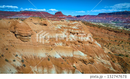 Aerial Southwest Desert Layers and Mesas Kanab Utah Aerial Southwest Desert Layers and Mesas Kanab Utah 132747678