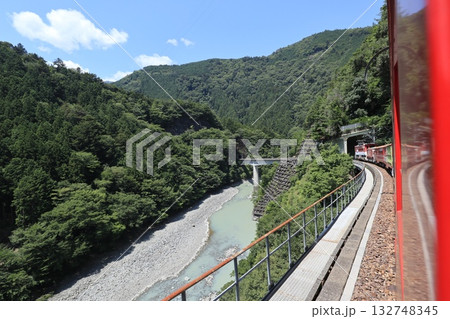 大井川鉄道と大井川 132748345