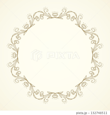 Vignette. Vector drawing 132748511