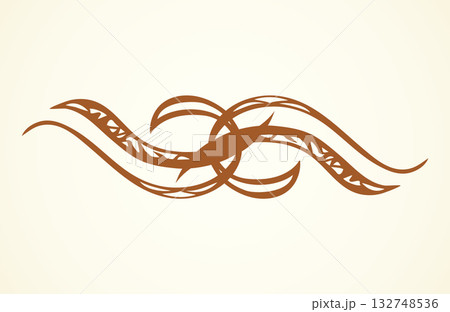 Vignette. Vector drawing Vignette. Vector drawing 132748536