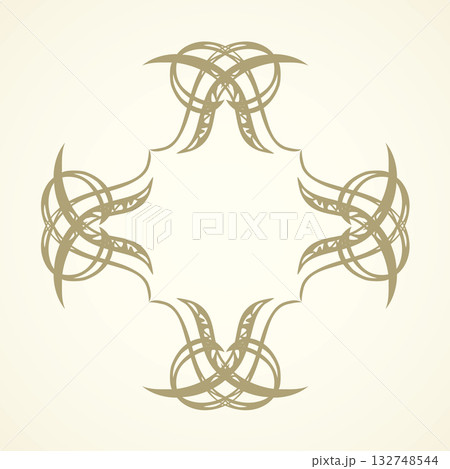 Vignette. Vector drawing 132748544