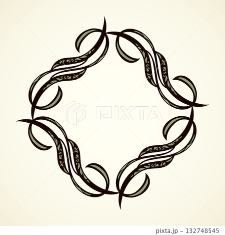 Vignette. Vector drawing Vignette. Vector drawing 132748545