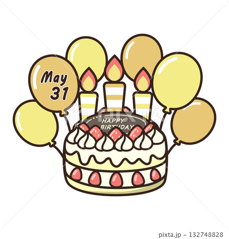 誕生日ケーキ 誕生日ケーキ 132748828