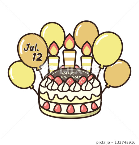 誕生日ケーキ 誕生日ケーキ 132748916