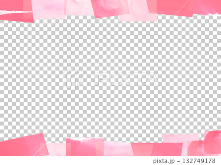 Spring watercolor textured frame. Pink background, copy space Spring watercolor textured frame. Pink background, copy space 132749178