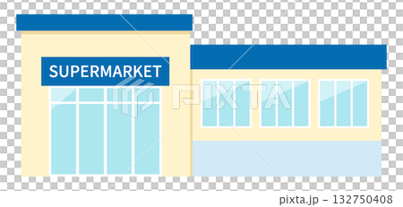 Supermarket illustration 132750408