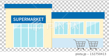 Supermarket illustration 132750413
